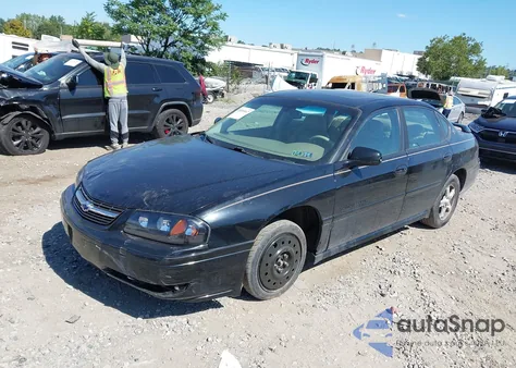 2004 Chevrolet Impala Ls из США, поврежденный, VIN 2G1WH55K949155712